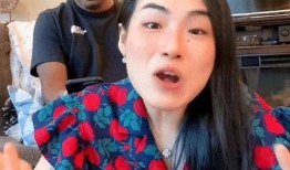 年轻网红妈妈吃瓜图片,萌娃表情引网友热议